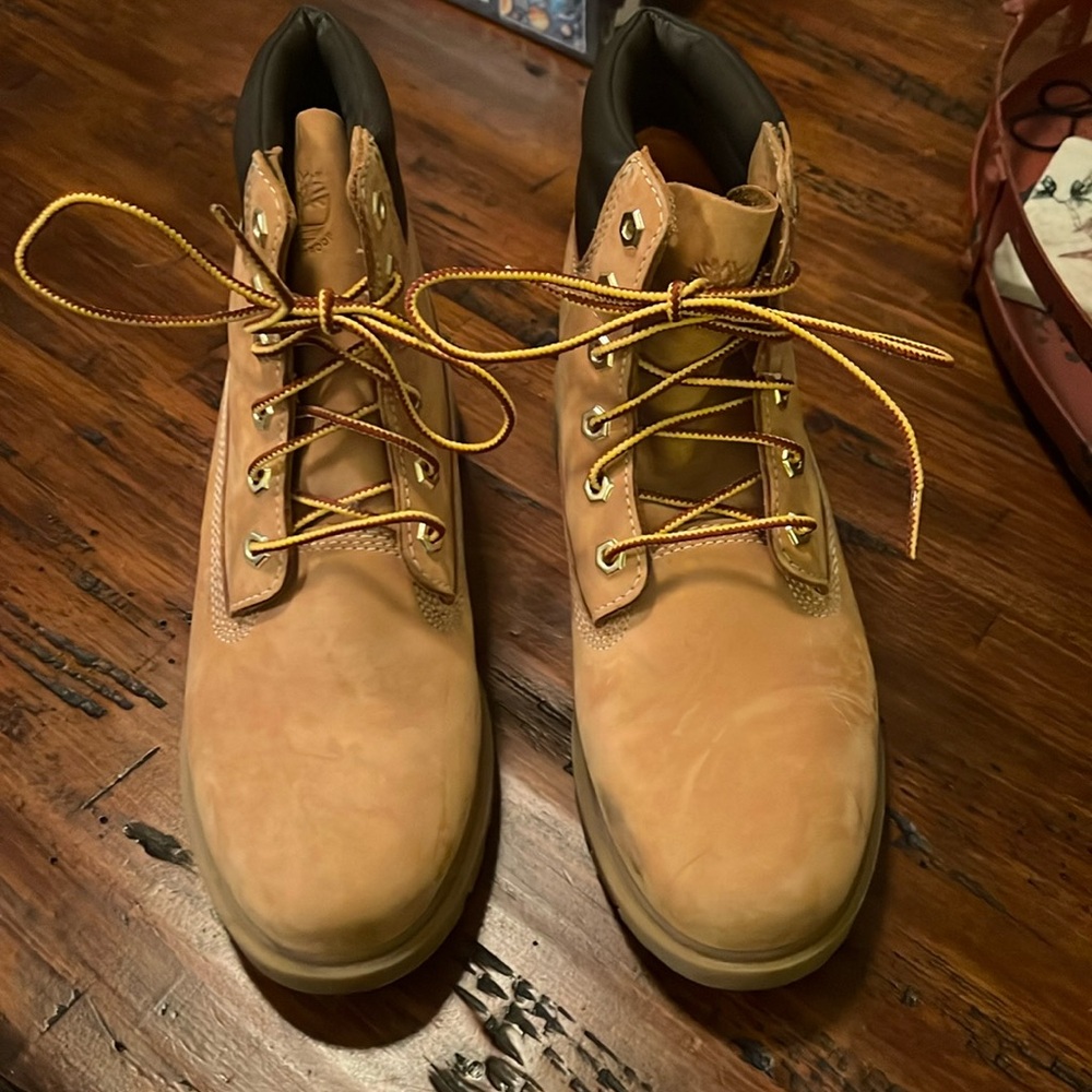 Like New Timberland Boots- Women’s size 8 or Boys 6.5